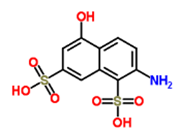 2-Amino-5-hydroxynaphthalene-1,7-disulfonic acid