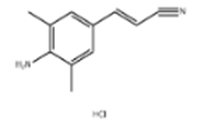 (E)-3-(4-Amino-3,5-dimethylphenyl)acrylonitrile hydrochloride