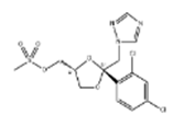 Cis-[2-(2,4-Dichlorophenyl)-2-(lH-1,2,4-Triazol-1-yl-Methyl)-1,3-Dioxolan-4-yllMethylMethanesulfonate