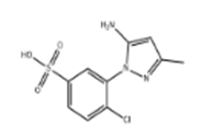 3-(5-amino-3-methyl-1H-pyrazol-1-yl)-4-chlorobenzenesulphonic acid