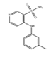 4-(m-Tolylamino)pyridine-3-sulfonamide