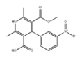2,6-Dimethyl-5-methoxycarbonyl-4-(3-nitrophenyl)-1,4-dihydro pyridine-3-carboxylic acid