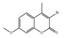 3-bromo-7-methoxy-4-methyl-2H-1-benzopyran-2-one