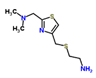 2-(((2-((Dimethylamino)methyl)thiazol-4-yl)methyl)thio)ethanamine