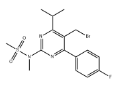 5-(Bromomethyl)-4-(4-fluorophenyl)-6-isopropyl-2-[methyl(methylsulfonyl)amino]pyrimidine