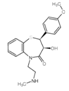 N-Desmethyl o-desacetyl diltiazem