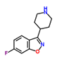 6-Fluoro-3-(4-piperidinyl)-1,2-benzisoxazole