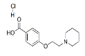 4-[2-(1-Piperidinyl)ethoxy]benzoicacid hydrochlorideSalt