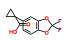 1-(2, 2-difluorobenzo [D][1,3] dioxacyclopentene-5-)cyclopropanic acid