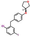 (3S)-3-{4-[(2-chloro-5-iodophenyl) methyl] phenoxy} oxolan