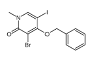 4-(benzyloxy)-3-bromo-5-iodo-1-methylpyridin-2(1H)-one
