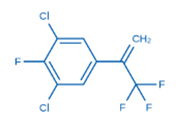 1,3-dichloro-2-fluoro-5-(3,3,3-trifluoroprop-1-en-2-yl)benzene