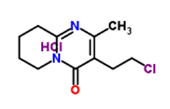 3-(2-Chloroethyl)-2-methyl-6,7,8,9-tetrahydro-4H-pyrido[1,2-a]pyrimidin-4-one hydrochloride