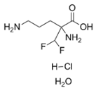 Eflornithine hydrochloride hydrate