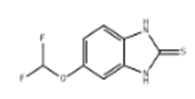 2-Mercapto-5-difluoromethoxy-1H benzimidazole